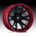 Fuel Catalyst FC402MQ Black Red Custom Truck Wheels